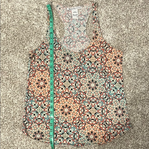 American Rag- Multicolor Patterned Women's Racerback Tank Top - Picture 5 of 5